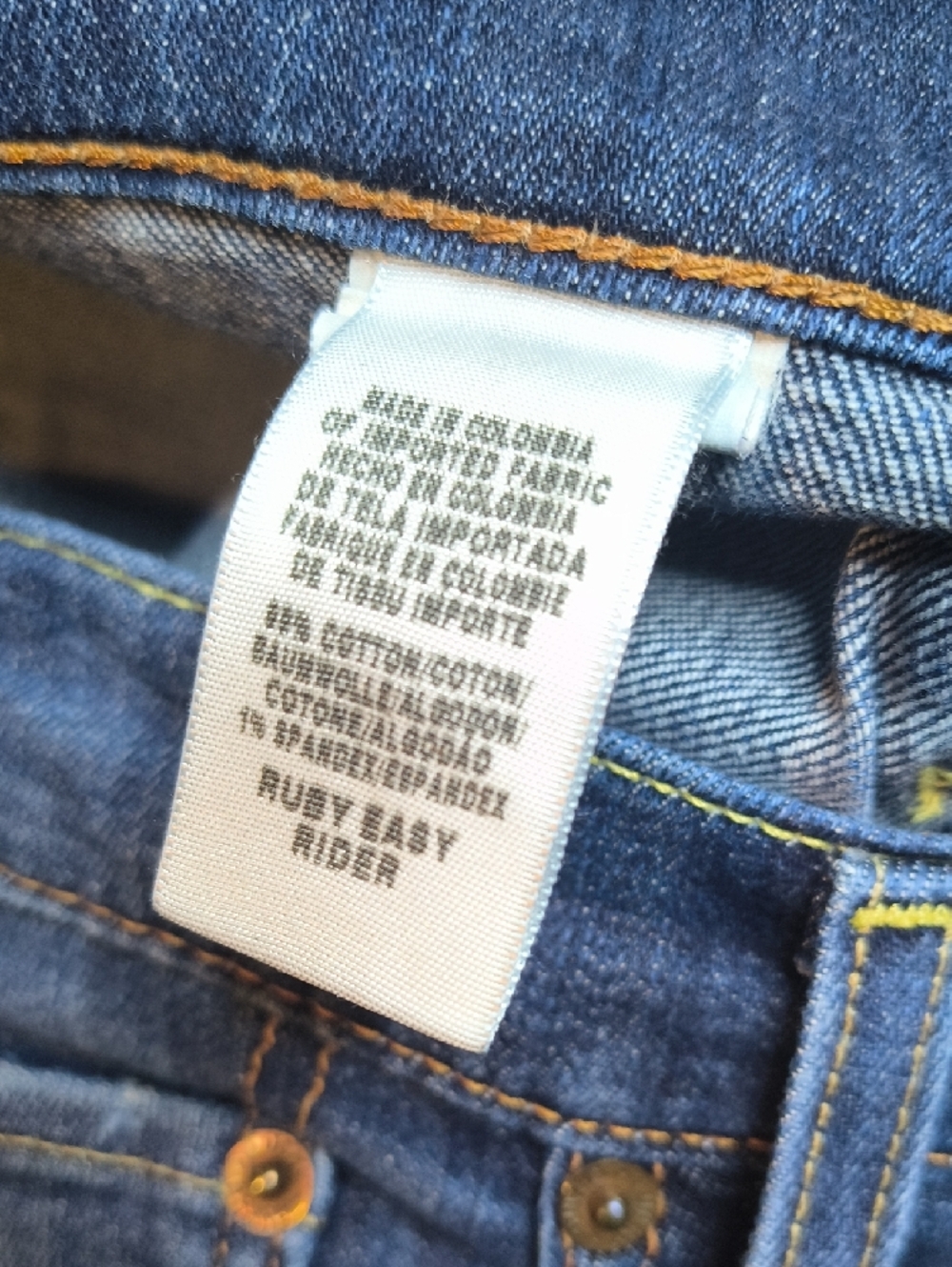 sac349🍀Mid Rise Bootcut w/32.5" Inseam Lucky Women's Jeans Size 6 - Picture 4 of 8